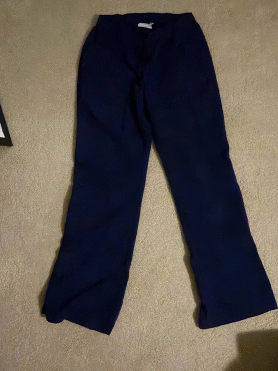 Grey's Anatomy Pants - Grey's Anatomy Navy Elastic-Waist Scrub Pants
